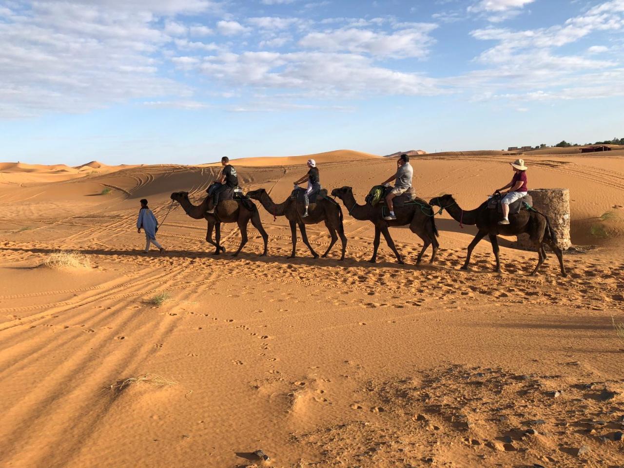 ホテル Sahara Camel Tours Camp メルズーガ エクステリア 写真